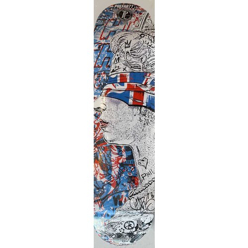 PREFAB 77 SIGNED QUEEN BLIND FAITH VARIANT SKATE DECK