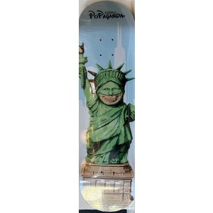 RON ENGLISH SIGNED LIBERTY GRIN SKATE DECK