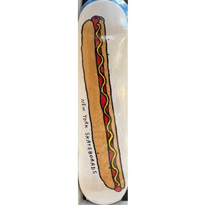 NEW YORK SKATEBOARDS BY CHAPMAN HOT DOG DESIGN SKATE DECK