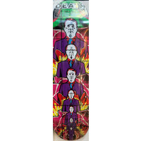 GILBERT & GEORGE SIGNED DEATH SKATE DECK