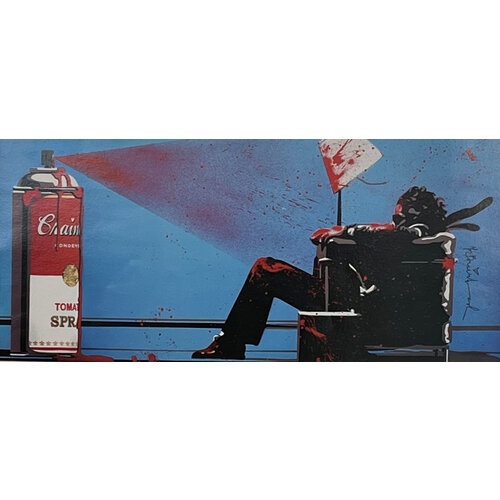 MR. BRAINWASH CAMPBELL'S TOMATO SPRAY POSTER (MATTE) MR. BRAINWASH CAMPBELL'S TOMATO SPRAY POSTER (MATTE)