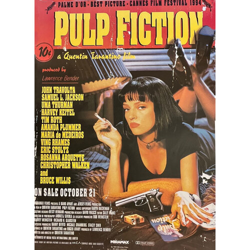 PULP FICTION ORIGINAL MOVIE POSTER PULP FICTION ORIGINAL MOVIE POSTER