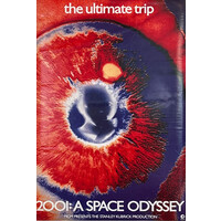 2001: A SPACE ODYSSEY MOVIE POSTER 1968 RELEASE