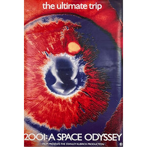 2001: A SPACE ODYSSEY MOVIE POSTER 1968 RELEASE