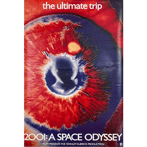 2001: A SPACE ODYSSEY MOVIE POSTER 1968 RELEASE