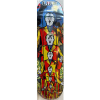 GILBERT & GEORGE SIGNED LIFE SKATE DECK