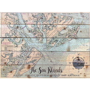 SEA ISLANDS LARGE NAVIGATION MAP