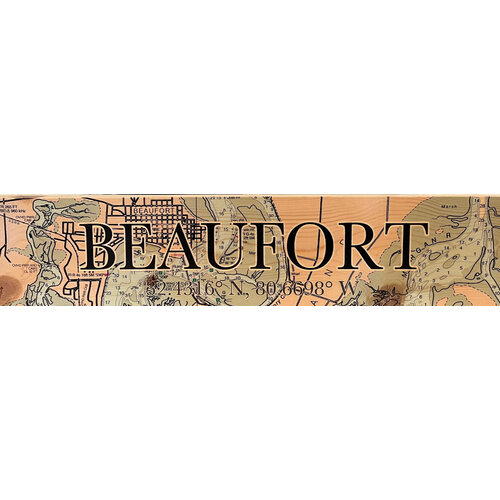 BEAUFORT WOOD COORDINATE SIGN BEAUFORT WOOD COORDINATE SIGN