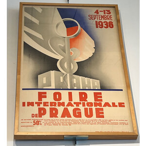 FOIRE  INTERNATIONALE DE PRAGUE POSTER