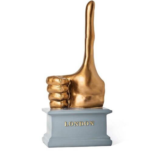 DAVID SHRIGLEY SIGNED REALLY GOOD 4TH PLINTH REPLICA LIMITED EDITION STATUE DAVID SHRIGLEY SIGNED REALLY GOOD 4TH PLINTH REPLICA LIMITED EDITION STATUE