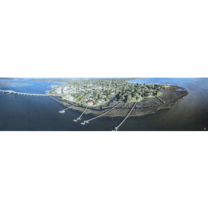 AERIAL PHOTO OF DOWNTOWN BEAUFORT AND OLD POINT NEIGHBORHOOD