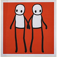 STIK HOLDING HANDS RED PRINT