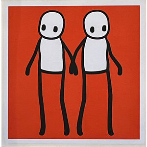 STIK HOLDING HANDS RED PRINT STIK HOLDING HANDS RED PRINT