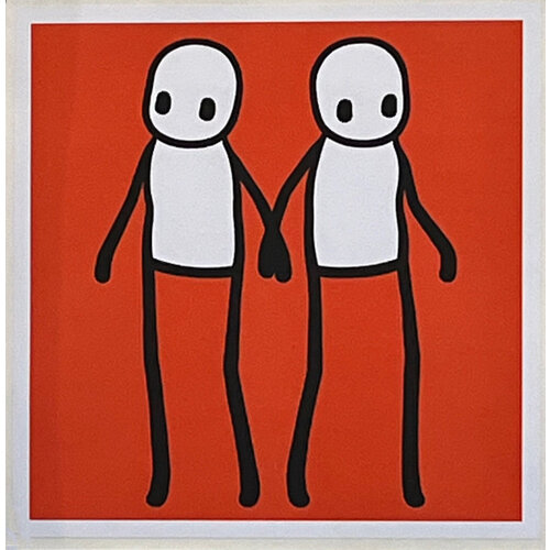 STIK HOLDING HANDS RED PRINT