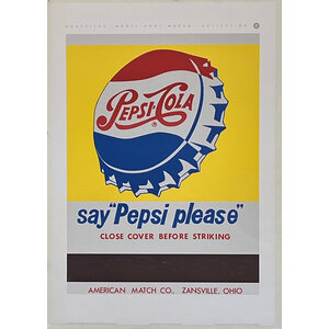 Warhol, Andy ANDY WARHOL SAY "PEPSI PLEASE" POSTER