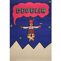 CEPELIA (POLISH ART & HANDICRAFT FOUNDATION) FOLK DANCER POSTER