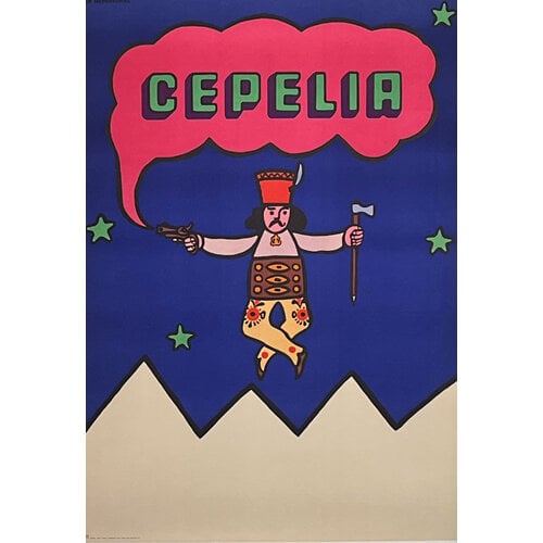 CEPELIA (POLISH ART & HANDICRAFT FOUNDATION) FOLK DANCER POSTER CEPELIA (POLISH ART & HANDICRAFT FOUNDATION) FOLK DANCER POSTER