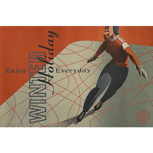 1994 URBAN OUTFITTERS POSTER ENJOY WINTER HOLIDAY EVERYDAY (SKATER) 1994 URBAN OUTFITTERS POSTER ENJOY WINTER HOLIDAY EVERYDAY (SKATER)