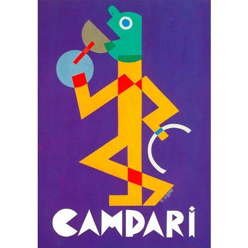 CAMPARI FORTUNATO DEPERO VINTAGE POSTER CAMPARI FORTUNATO DEPERO VINTAGE POSTER