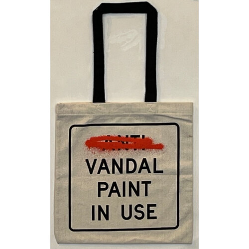 BANKSY VANDALISM AS MODERN ART POSTER