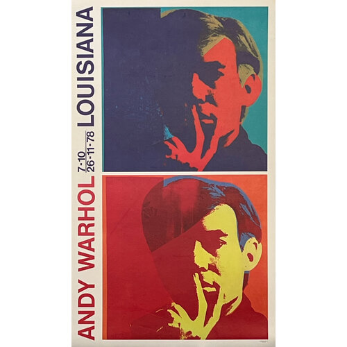 ANDY WARHOL LOUISIANA EXHIBITION POSTER 1978