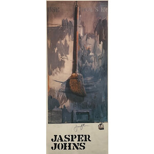 JASPER JOHNS FOOL'S HOUSE SIGNED PRINT JASPER JOHNS FOOL'S HOUSE SIGNED PRINT