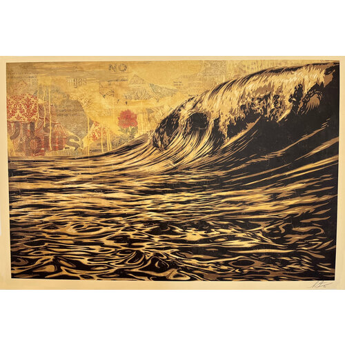 SHEPARD FAIREY 2ND AMENDMENT SOLUTIONS SIGNED PRINT