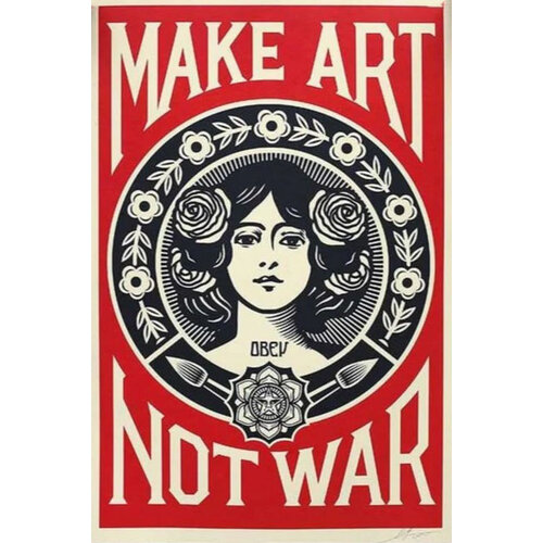 SHEPARD FAIREY 2ND AMENDMENT SOLUTIONS SIGNED PRINT