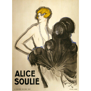 John-Gabriel Domergue ALICE SOULIE  POSTER