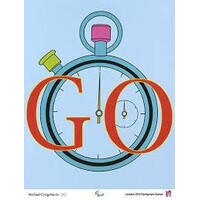 GO LONDON 2012 OLYMPICS PRINT