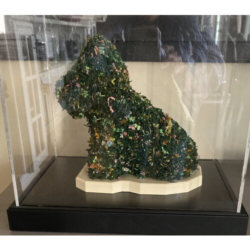 JEFF KOONS PUPPY STATUE IN LUCITE JEFF KOONS PUPPY STATUE IN LUCITE