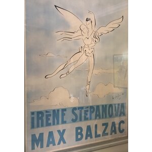 MAX BALZAC IRENE STEPANOVA POSTER