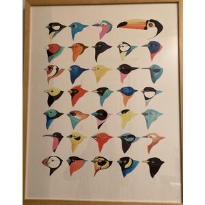 FRAN GIFFORD SIGNED PRINT THIRTY-FIVE BIRDS