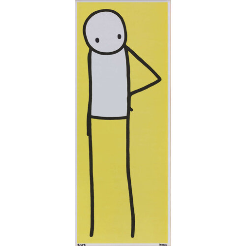 STIK SASSY (HAND ON HIP) SIGNED PRINT YELLOW STIK SASSY (HAND ON HIP) SIGNED PRINT YELLOW