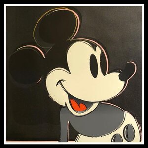 MICKEY WARHOL SUNDAY MORNING DIAMOND DUST SILKSCREEN