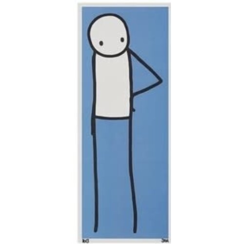 STIK SASSY (HAND ON HIP) SIGNED PRINT BLUE STIK SASSY (HAND ON HIP) SIGNED PRINT BLUE