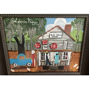 JOHNNIE GRINER SIGNED PAINTING OLD HOUSE STORE