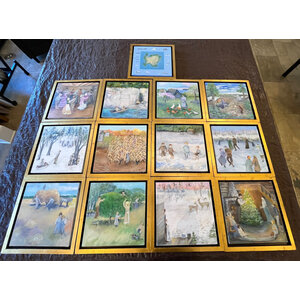 PATTI CAULDWELL WISCONSIN PAINTINGS ISLAND GOOD TIMES (13 TOTAL) PATTI CAULDWELL WISCONSIN PAINTINGS ISLAND GOOD TIMES (13 TOTAL)