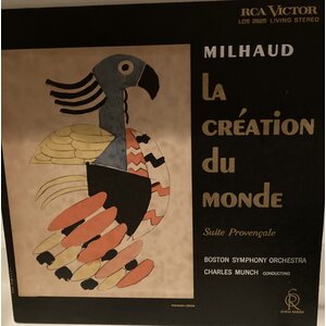 MILHAUD LA CREATION DU MONDE RCA VICTOR LP