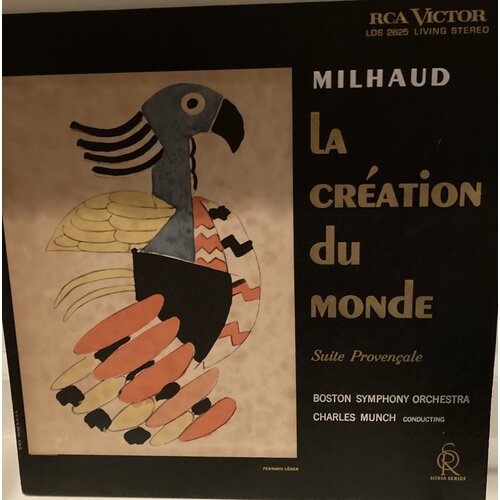 MILHAUD LA CREATION DU MONDE RCA VICTOR LP MILHAUD LA CREATION DU MONDE RCA VICTOR LP