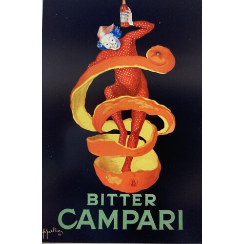 BITTER CAMPARI CAPPIELLO POSTER BITTER CAMPARI CAPPIELLO POSTER