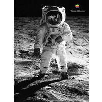 BUZZ ALDRIN  APPLE THINK DIFFERENT ORIGINAL 1997 POSTER