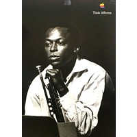 MILES DAVIS APPLE THINK DIFFERENT ORIGINAL 1998 POSTER