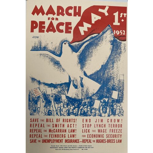 MARCH FOR PEACE MAY 1, 1952 MARCH FOR PEACE MAY 1, 1952