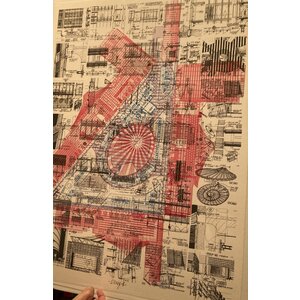 HELMUT JAHN SIGNED SONY-B PRINT