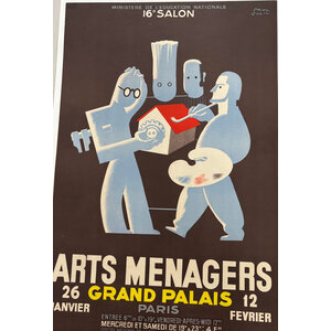 PAUL COLIN 16TH SALON DES ARTS MENAGERS POSTER