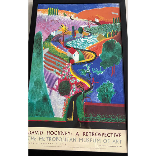 DAVID HOCKNEY RETROSPECTIVE METROPOLITAN MUSEUM 1988 DAVID HOCKNEY RETROSPECTIVE METROPOLITAN MUSEUM 1988