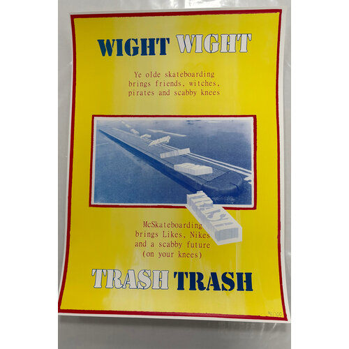 WIGHT TRASH SKATEBOARD PRINT WIGHT TRASH SKATEBOARD PRINT