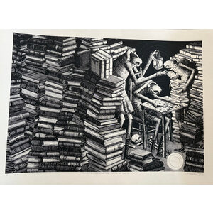 PHLEGM SIGNED PRINT DOCUMENTING EVERYTHING THERE EVER WAS