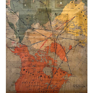 CHICAGO TRIBUNE WII MAP NORTH AMERICA AIRLINE DISTANCES CHICAGO TRIBUNE WII MAP NORTH AMERICA AIRLINE DISTANCES